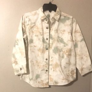 NWT Wonder Nation Boys/Girls Tie-Dye Jacket. Can be worn as a shirt or jacket